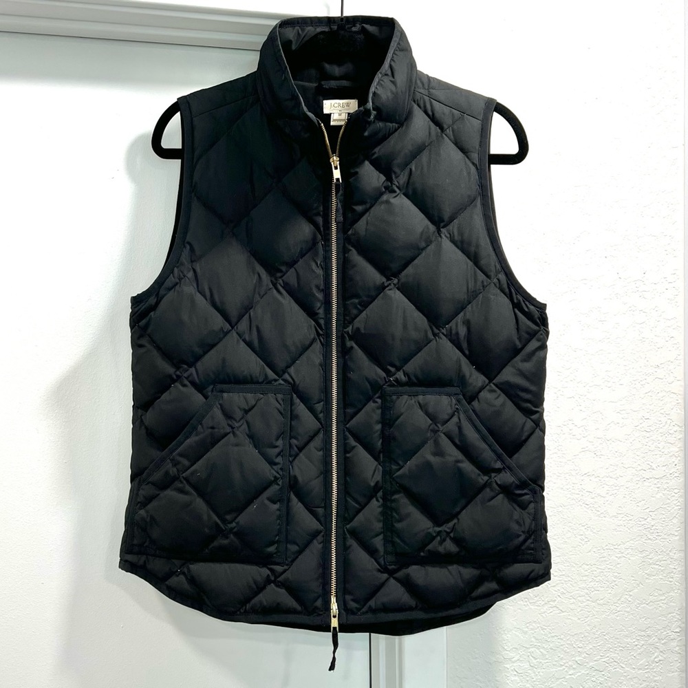 Quilted J Crew Vest